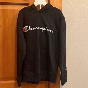 Champion Black Pullover Hoodie